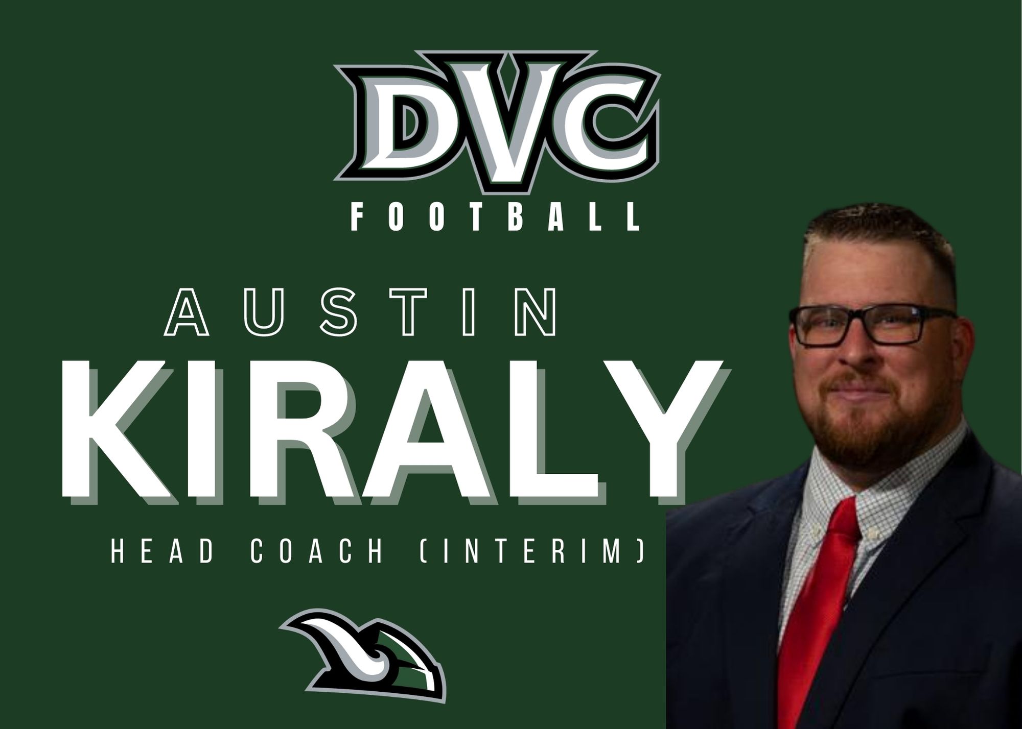 Austin Kiraly named Head Football Coach (Interim) for 2023-24 season