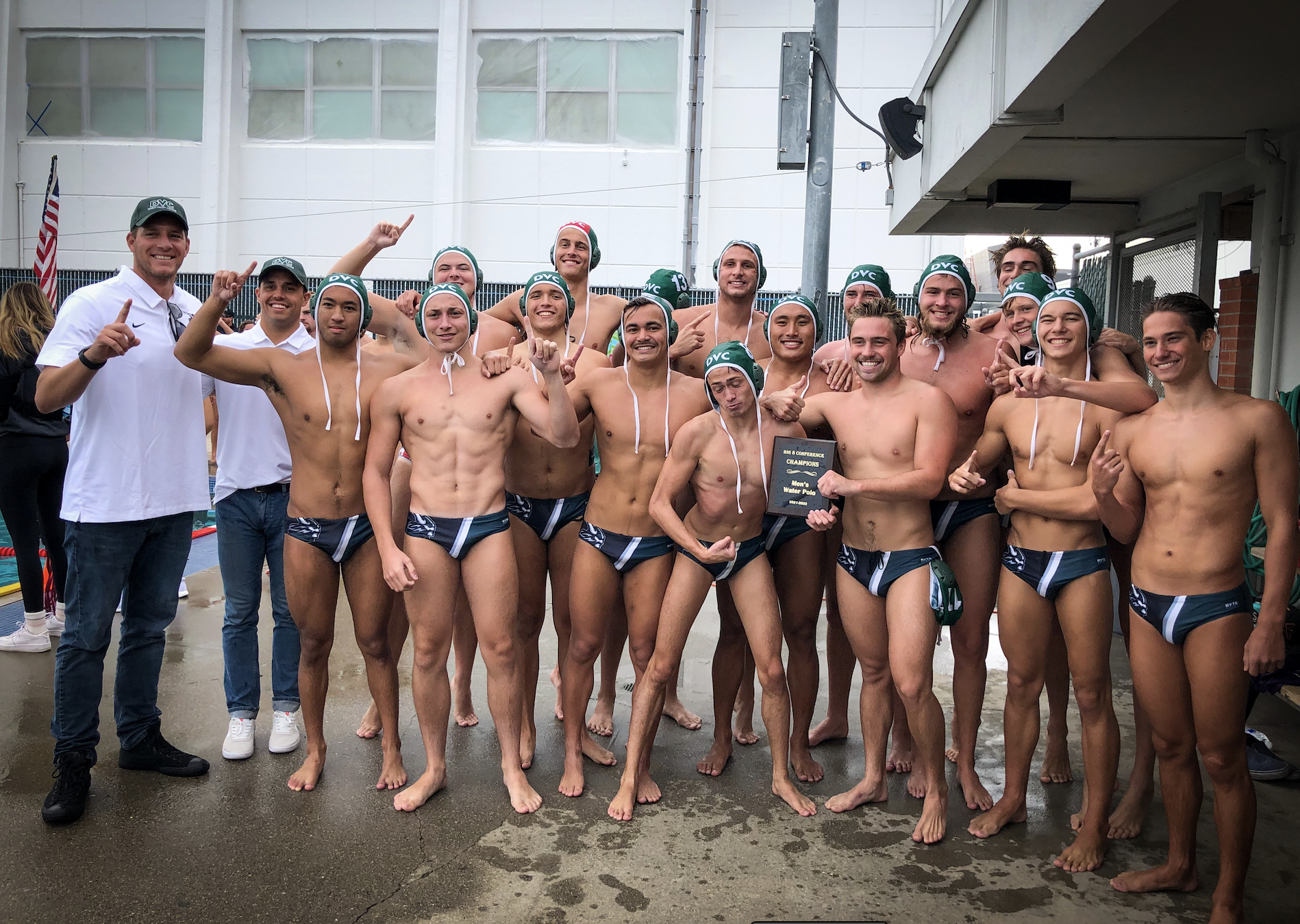 Men's Water Polo win 2021 Big 8 Conference Championship
